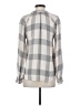 Pilcro Plaid Gray Long Sleeve Button-Down Shirt Size XXS - photo 2