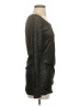 Sarah Pacini Metallic Gray Long Sleeve Top Size Sm (1) - photo 4
