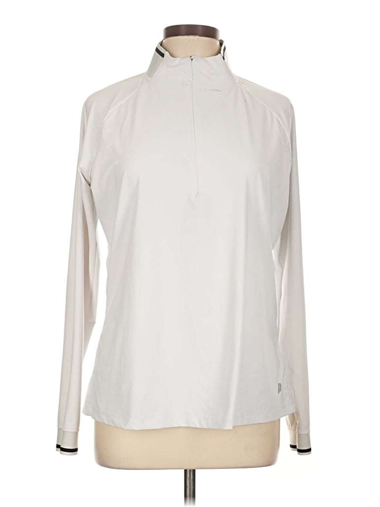 Pre-owned Prince Long Sleeve Turtleneck In White