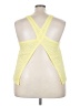 Zyia Active Solid Stripes Yellow Tank Top Size 3X - photo 2