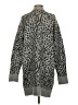 Falls Creek Animal Print Gray Cardigan Size S - photo 2