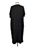 Chico's Solid Black Casual Dress Size Med (1) - photo 2
