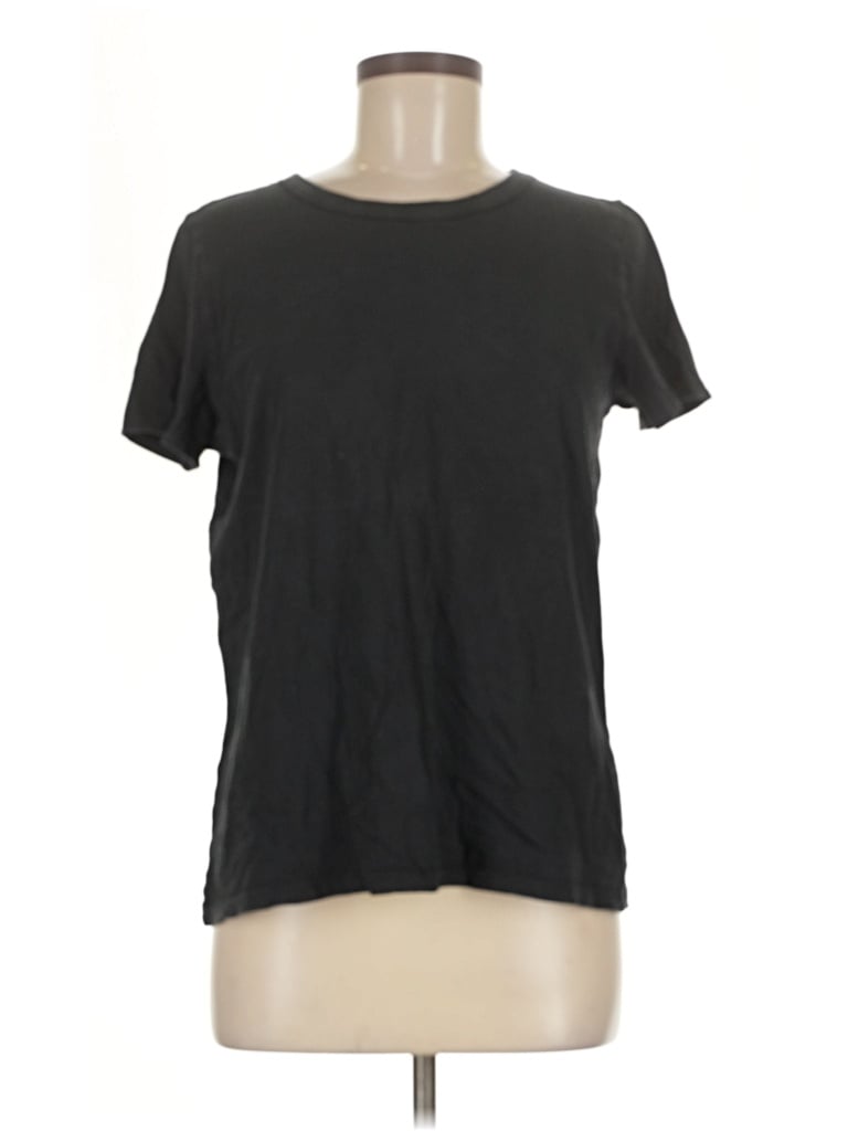Pre-owned Aerie Short Sleeve T-shirt In Black