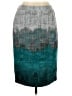 Olivia & Martin Graphic Teal Formal Skirt Size 10 - photo 1