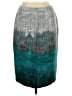 Olivia & Martin Graphic Teal Formal Skirt Size 10 - photo 2