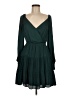 AaKaa 100% Polyester Solid Green Cocktail Dress Size M - photo 1