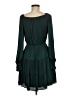 AaKaa 100% Polyester Solid Green Cocktail Dress Size M - photo 2