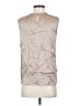 ATM 100% Silk Tan Sleeveless Silk Top Size S - photo 2