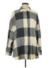 Zara Checkered-gingham Gray Long Sleeve Button-Down Shirt Size L - photo 1