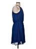 Blue Rain 100% Polyester Solid Blue Cocktail Dress Size S - photo 4