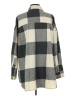 Zara Checkered-gingham Gray Long Sleeve Button-Down Shirt Size L - photo 2