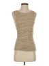 PaperWhite Metallic Tan Sleeveless Top Size S - photo 1
