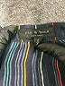 Rag & Bone Stripes Teal Long Sleeve Blouse Size S - photo 7