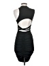 Shein Solid Black Cocktail Dress Size 4 - photo 2