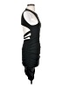 Shein Solid Black Cocktail Dress Size 4 - photo 4