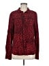 Sanctuary 100% Rayon Animal Print Red Long Sleeve Button-Down Shirt Size M - photo 1