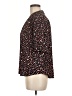 Nic + Zoe 100% Polyester Floral Black 3/4 Sleeve Blouse Size M - photo 5