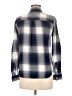 Levi's 100% Viscose Plaid Blue Long Sleeve Button-Down Shirt Size M - photo 2