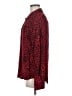 Sanctuary 100% Rayon Animal Print Red Long Sleeve Button-Down Shirt Size M - photo 5