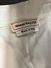 Alexander McQueen 100% Cotton White Longline Button Up Size EU (IT) 42 / US 6 - photo 6