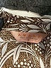 Amana Paisley Brown 3/4 Sleeve Blouse Size 3X - photo 7