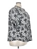 Anne Klein Print Gray Short Sleeve Blouse Size 3X - photo 4