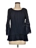 Counterparts Black 3/4 Sleeve Blouse Size M - photo 1