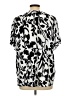 Well Worn 100% Viscose Ivory Short Sleeve Blouse Size L - photo 2