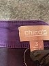 Chico's Solid Purple Casual Pants Size XL (3) - photo 7