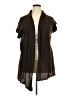Avenue 100% Acrylic Brown Cardigan Size 18 - photo 1