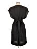 DKNY 100% Polyester Solid Black Cocktail Dress Size L - photo 2