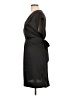 DKNY 100% Polyester Solid Black Cocktail Dress Size L - photo 5