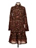 Madison Paisley Brown Casual Dress Size XS - photo 1