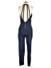 Doe & Rae Solid Blue Jumpsuit Size M - photo 2