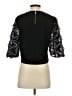 Gracia 100% Polyester Black 3/4 Sleeve Top Size S - photo 2