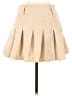 Shein 100% Polyester Solid Tan Casual Skirt Size 6 - photo 2