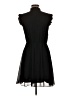 H&M 100% Polyester Solid Black Cocktail Dress Size 6 - photo 2