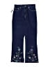 Gap 100% Cotton Floral Blue Jeans Size 14 - photo 1