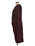 Perceptions Solid Burgundy Casual Dress Size XL - photo 5