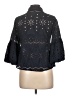 Gracia 100% Cotton Black 3/4 Sleeve Button-Down Shirt Size L - photo 2