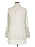 Cato Stripes Ivory Long Sleeve Button-Down Shirt Size XL - photo 2