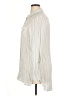 Cato Stripes Ivory Long Sleeve Button-Down Shirt Size XL - photo 5