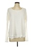 Bar III Ivory Long Sleeve Top Size L - photo 1