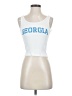 Noisy May White Sleeveless T-Shirt Size S - photo 1