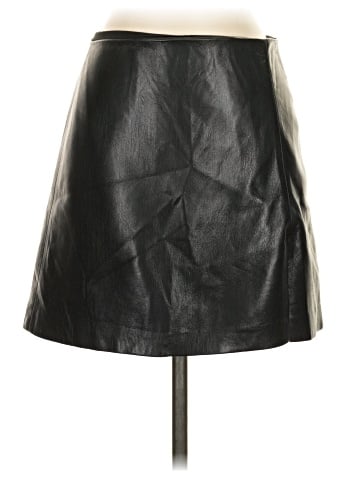 Sunday Best Faux Leather Skirt (view 1)