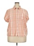 Universal Thread Orange Short Sleeve Button-Down Shirt Size XXL - photo 1