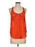 Fun & Flirt 100% Polyester Orange Sleeveless Blouse Size S - photo 1
