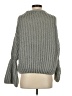 Moon & Madison Solid Gray Turtleneck Sweater Size S - photo 2