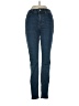 Forever 21 Chevron-herringbone Blue Jeans Size S - photo 1