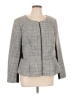 Elle Houndstooth Gray Jacket Size 1X - photo 1